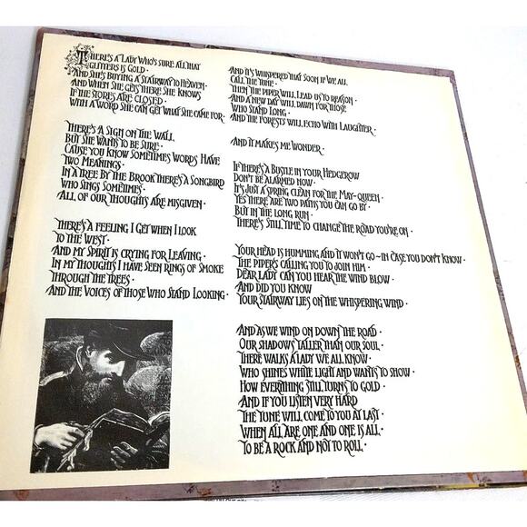 Led Zeppelin IV Atlantic SD7208 Vinyl LP Album VG - Picture 5 of 9